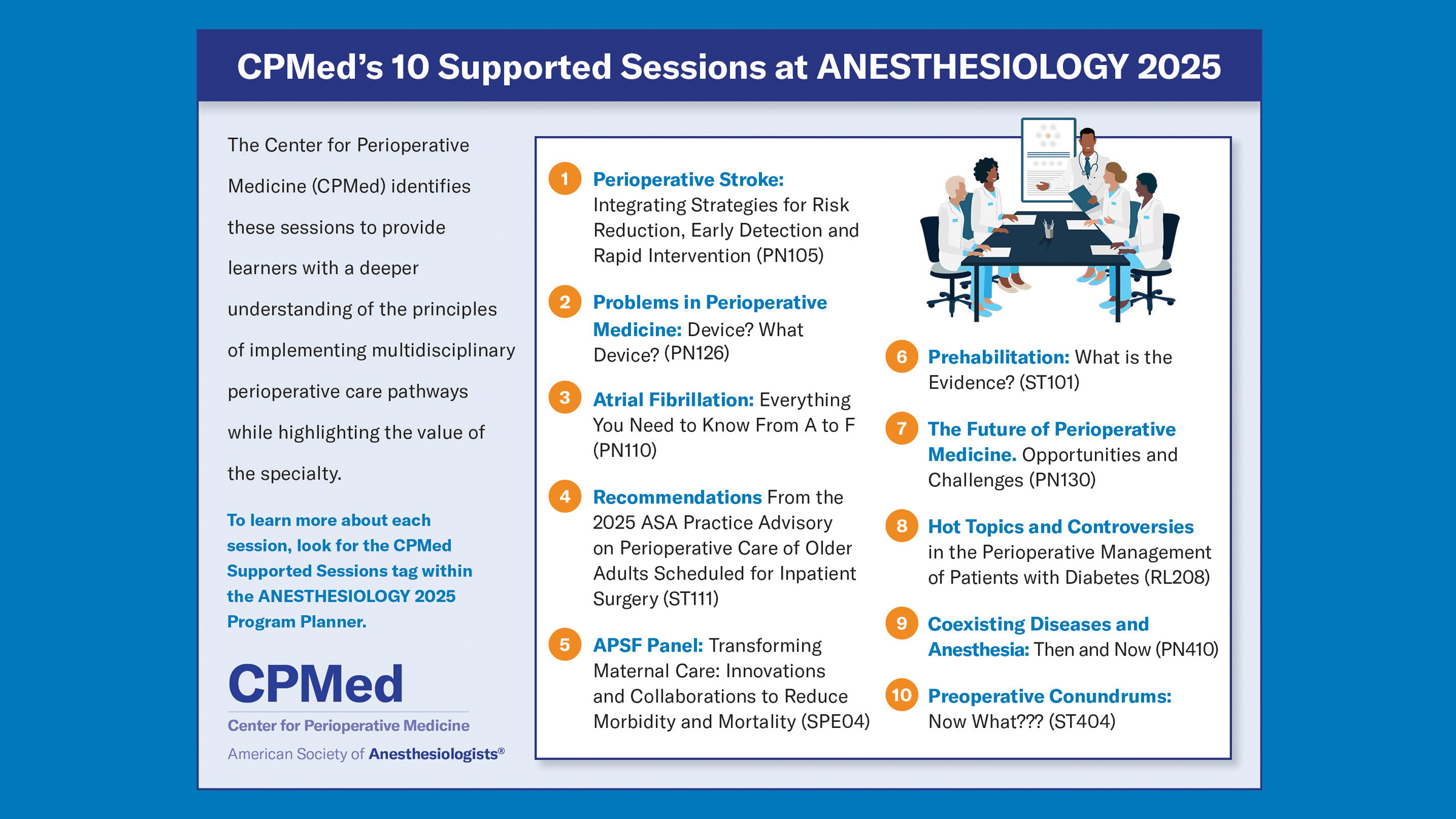 ASA CPMed Sharing Plans and Priorities