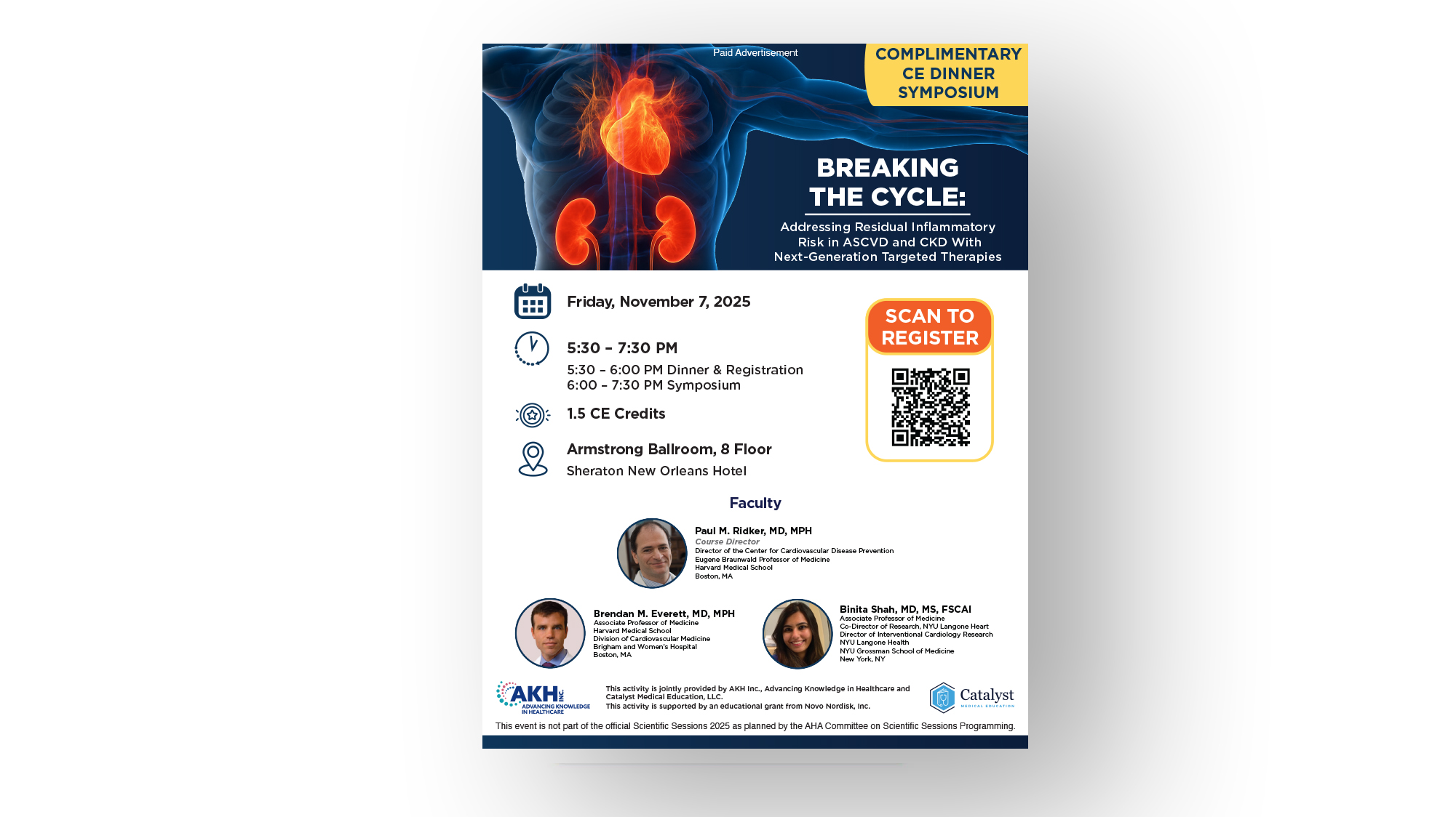 Breaking the Cycle : Addressing Residual Inflammatory Risk in ASCVD and CKD with Next-Generation Targeted Therapies