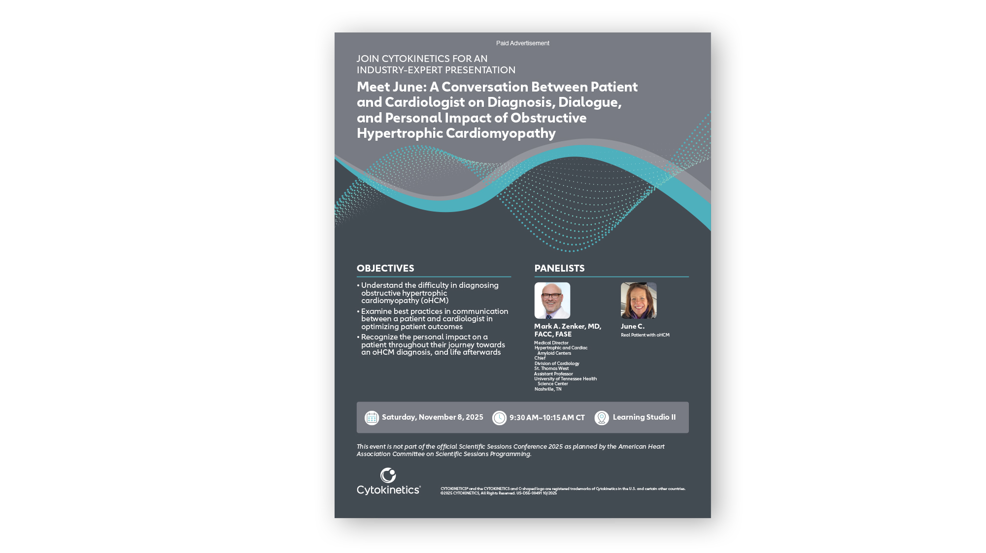 Meet June: A Conversation Between Patient and Cardiologist on Diagnosis, Dialogue, and Personal Impact of Obstructive Hypertrophic Cardiomyopathy