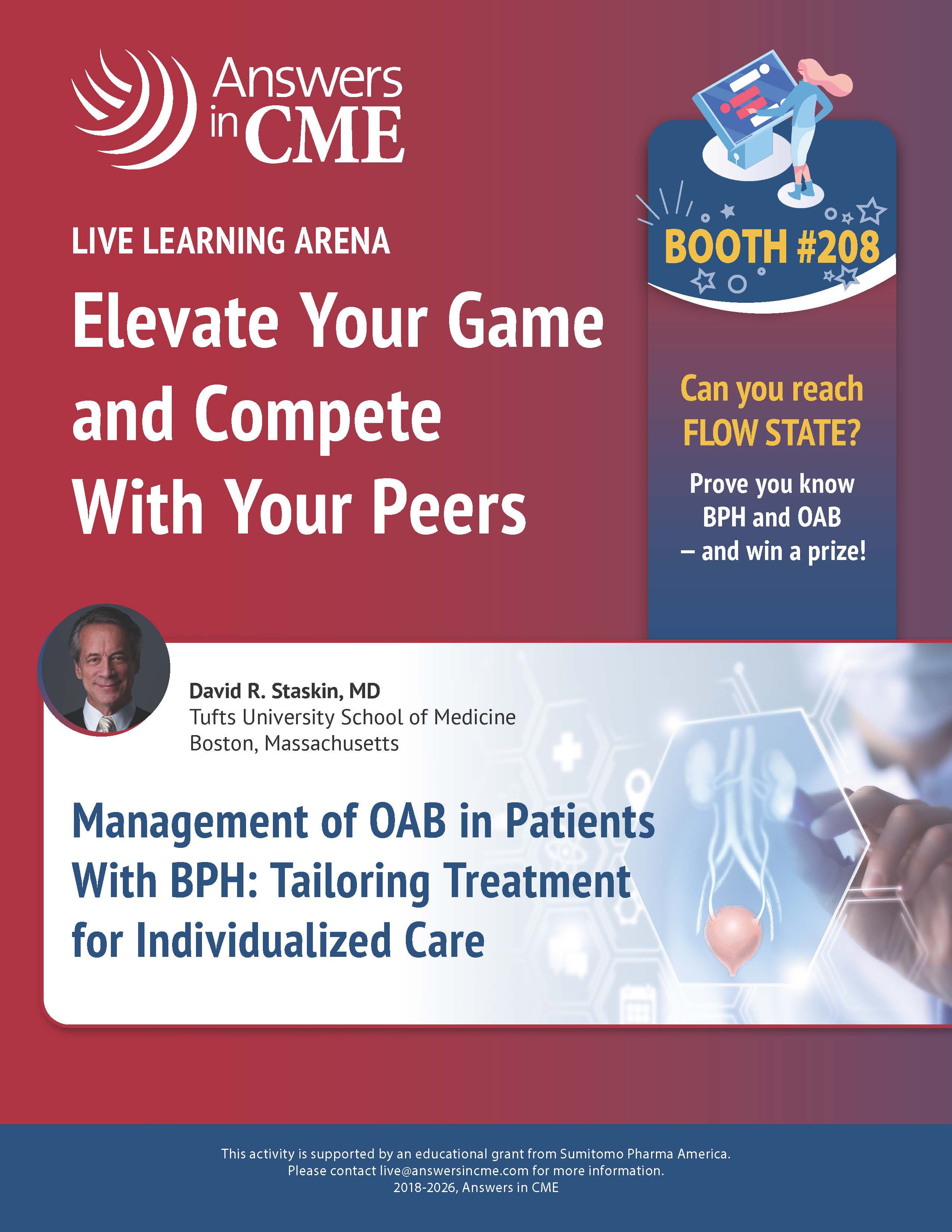Think you know BPH and OAB? Prove it, and Reach Flow State!