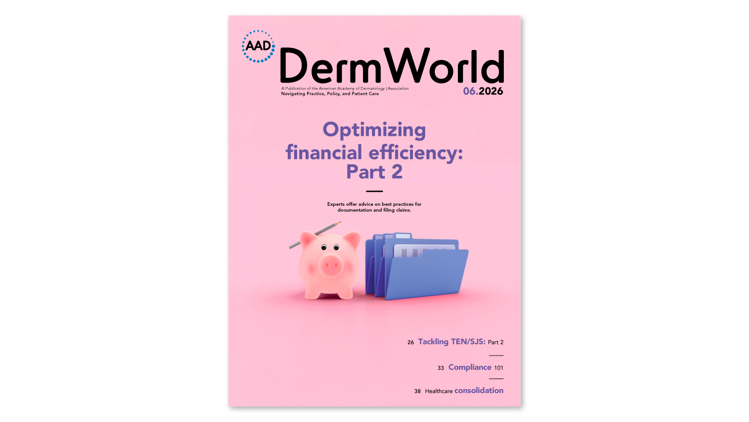 DermWorld June | Optimizing financial efficiency: Part 2