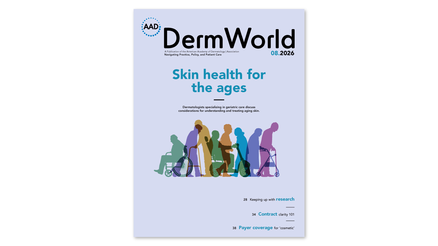 DermWorld August | Skin health for the ages