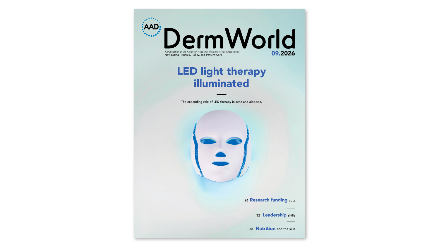DermWorld September | LED light therapy illuminated